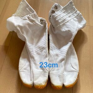 祭り 地下足袋 白 23cm 足袋 7枚コハゼ