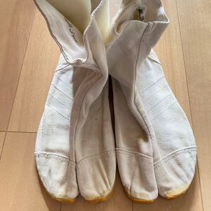 祭り 地下足袋 キッズ 22cm 白 マジックテープ