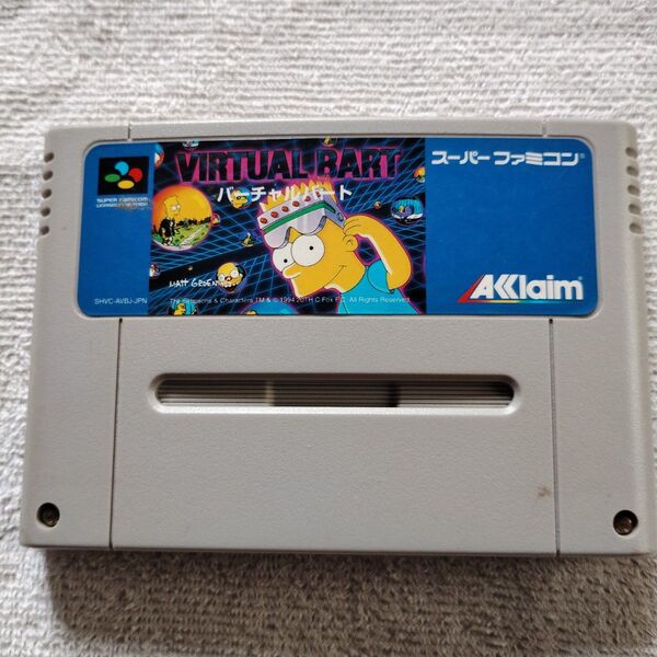 SFC バーチャルバート アクレイム スーファミ virtual bart アクション