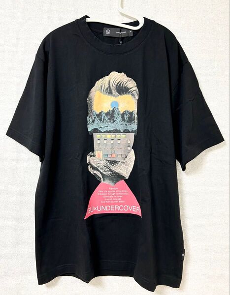 タグ付き 新品 GU × UNDERCOVER Tシャツ ジーユー アンダーカバー ビッググラフィックT ブラック S