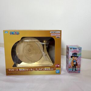 ワンピース 電伝虫スピーカー&フィギュア 2個セット