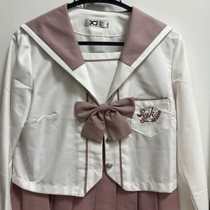 セーラー服 ピンク 女子高生
