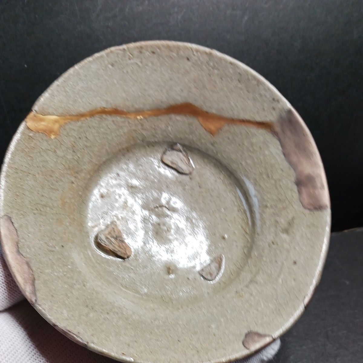 LIG】 桃山～江戸時代 古唐津 筒盃 20客 箱付 絵唐津 無地唐津