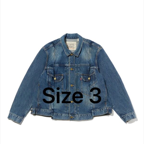 新品 sacai x LEVI'S Men's Denim Jacket サイズ 3 25ss サカイ リーバイス