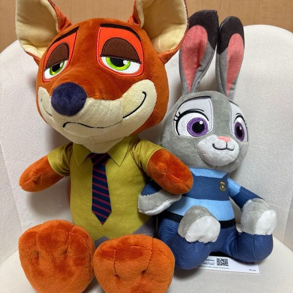 ズートピア ニック & ジュディ ぬいぐるみ