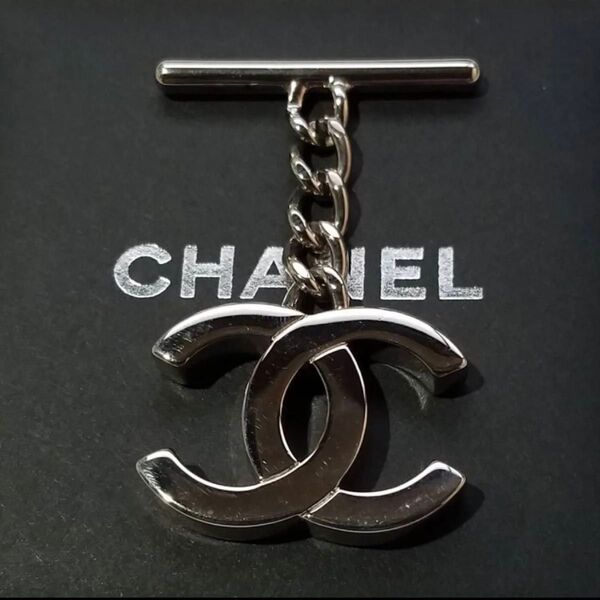 CHANEL/シャネル■正規品 ココマーク パリビアリッツ バッグ キーチェーン バッグチャーム■シルバー系*ロゴ刻印有り