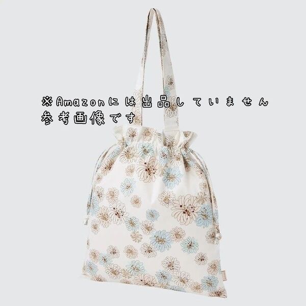 新品未使用 ユニクロ PAUL & JOE 2wayバッグ 巾着 トートバッグ エコバッグ 花柄