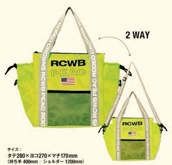 RODEO CROWNS PREMIUM BOOK VOL.9 付録 ロデオクラウンズ RCWB PEAC 2WAYミニBAG