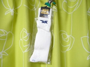  new goods 80 period Vintage made in Japan Asics knee-high socks 22~24cm that time thing 