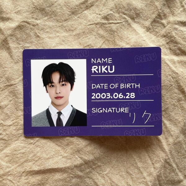 nct wish nct new team リク RIKU トレカ 学生証