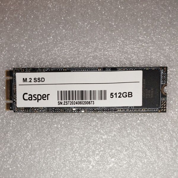 M.2 SSD 2280 512GB(SATA規格)