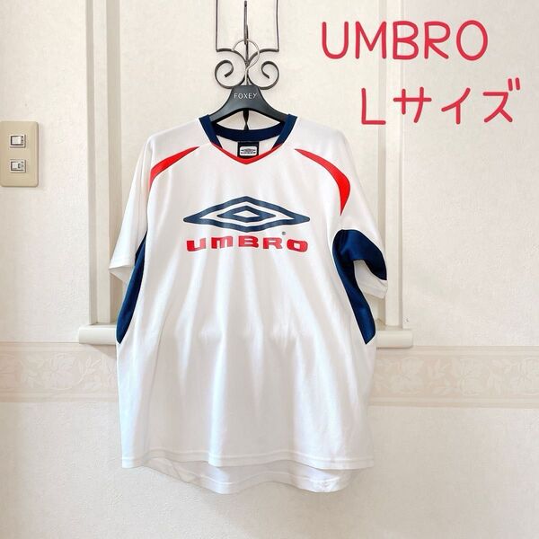【UMBRO】アンブロ プラクティスシャツ サッカー Tシャツ 半袖シャツ サッカーウェア ユニフォーム ロゴ フットサル 練習着