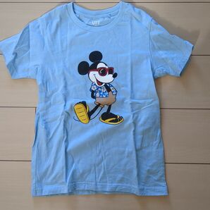 ミッキーマウス Tシャツ 140cm ライトブルー