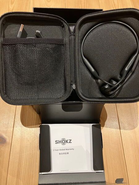 SHOKZ opencomm 骨伝導イヤホン