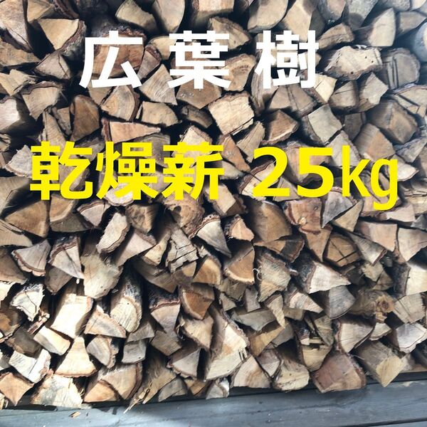 キャンプ・焚き火 乾燥薪 25kg 広葉樹・クヌギ