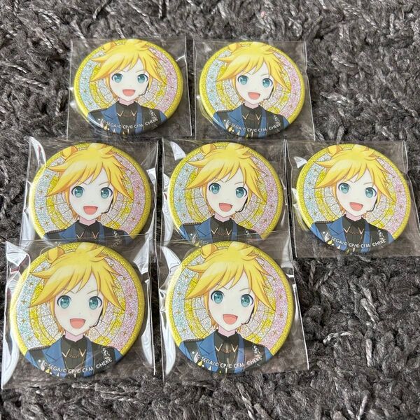 プロセカ 鏡音レン グリ缶 ブロマイド あんスタ コラボ 缶バッジ