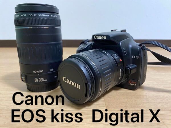 Canon EOS kiss Digital X レンズ2個付属
