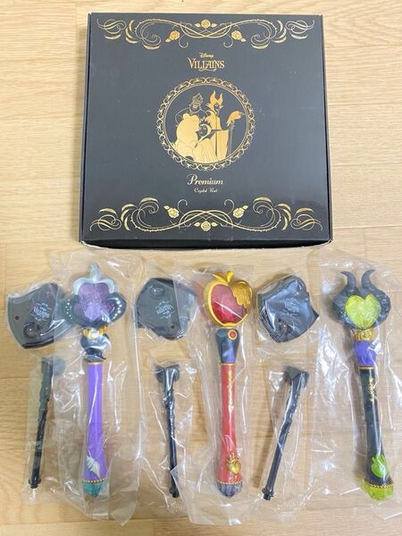 【未使用】ディズニー ヴィランズ プレミアム クリスタルロッド