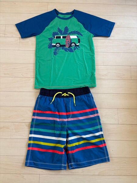 GAP キッズ ラッシュガード&ハーフパンツ 上下セット 160