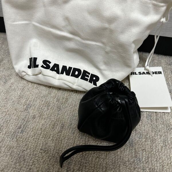 新品 ジルサンダー ripple ミニポーチ ブラック JIL SANDER