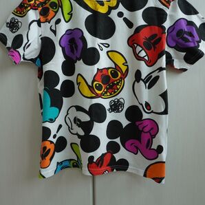 ディズニー 半袖Tシャツ Tシャツ 半袖 総柄プリント ディズニーリゾート 150センチ ミッキーマウス 男の子 女の子 S