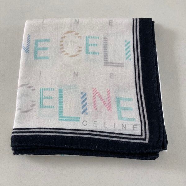 CELINE セリーヌ ハンカチ 中古 used ビンテージ ヴィンテージ クーポン