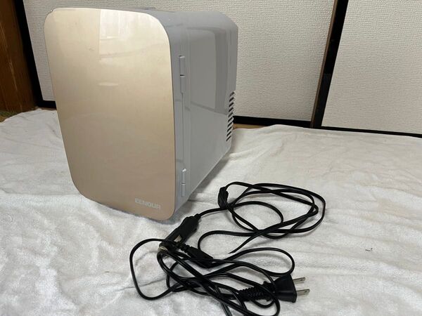 EENOUR 冷温庫 4L 小型 ポータブル冷蔵庫シャンパンゴールド