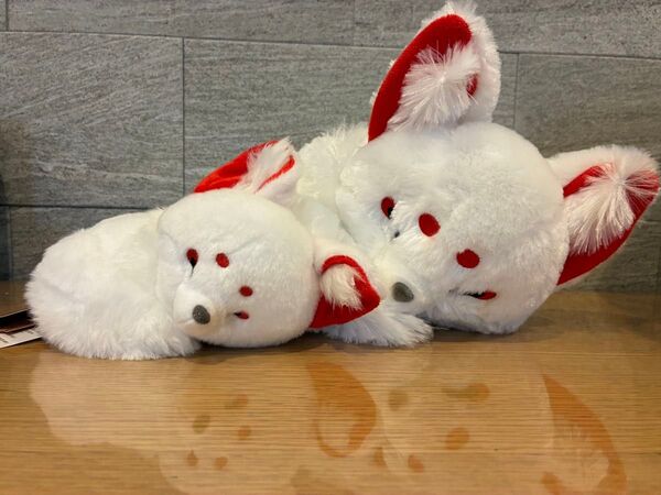 ちょコンとキツネ くるんとおねむ わたあめ ぬいぐるみ