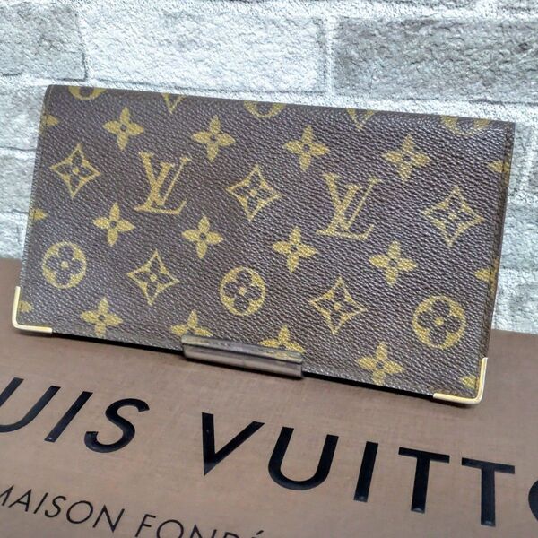LOUIS VUITTON ルイヴィトン モノグラム 二つ折り札入れ ビンテージ