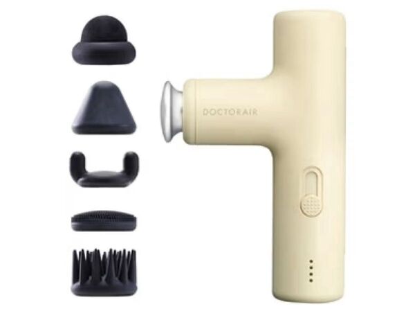新品未開封 DOCTORAIR(ドクターエア) ハンディガン エクサガン LUXE REG-12-IV シルキーアイボリー