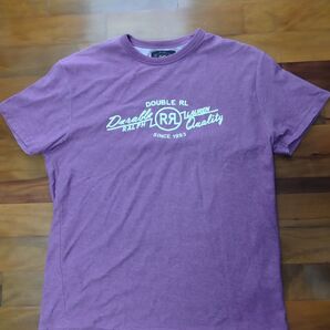 RRL ダブルアールエル Tシャツ パープル