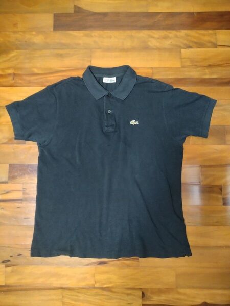 フレンチ ラコステ ポロシャツ ■ 6 ■ CHEMISE LACOSTE 黒