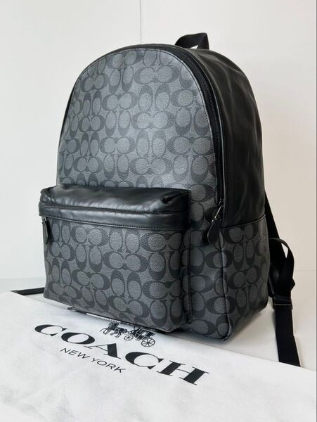 【良品】定価6.7万 コーチ メンテ済み COACH ビジネス レザー バッグ ブリーフケース バックパック 本革 リュックサック