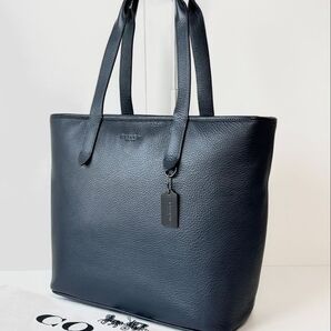 【美品】定価12.1万 コーチ メンテ済み COACH メンズ ビジネス バッグ ブリーフケース レザー トートバッグ 本革