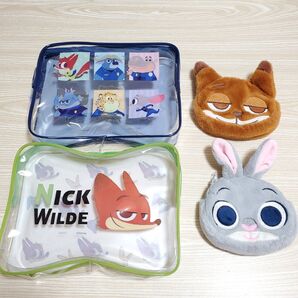 ディズニー ポーチ コインケース ズートピア ジュディ ニック ズートピア