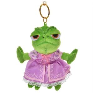 ディズニーストア ラプンツェルパスカル ぬいぐるみ キーホルダー ドレス ディズニー