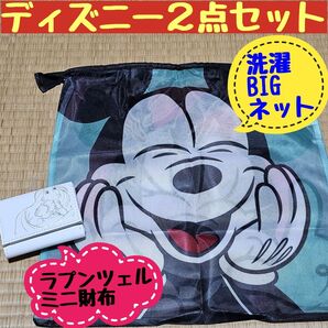 【1セット限り】ディズニーグッズ 付録2点セット 洗濯ネット ミニ財布 アメリ ミッキー&ミニー
