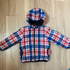 西松屋 中綿ジャケット チェック柄 95cm