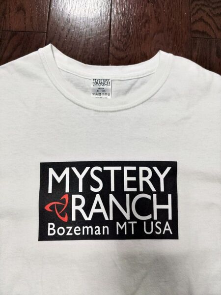MYSTERY RANCH ミステリーランチ A&F Tシャツ M ボックスロゴ 白