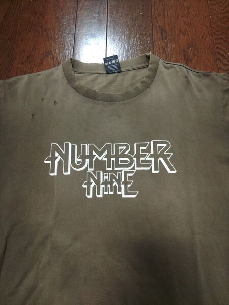NUMBER (N)INE Tシャツ 3 穴あき ダメージ加工