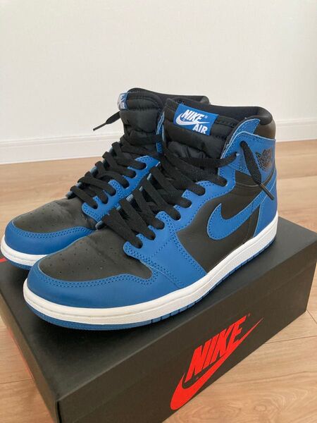NIKE Air Jordan 1 high 青/黒 555088-404 ナイキ エアジョーダン ハイ