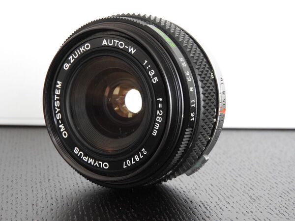 OLYMPUS OM-SYSTEM G.ZUIKO AUTO-W 28mm F3.5 オリンパス 単焦点 オールド レンズ