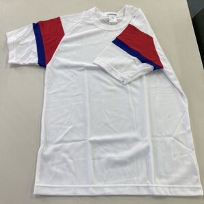 体操服 半袖シャツ 赤 切替 LL