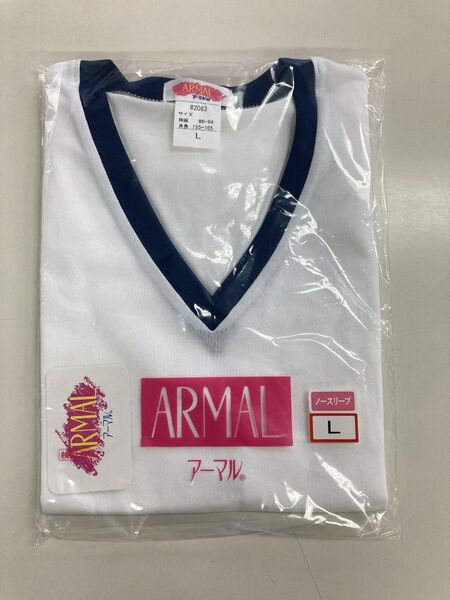 セーラーズニット 紺 ノースリーブ Vネック L ラスト1着