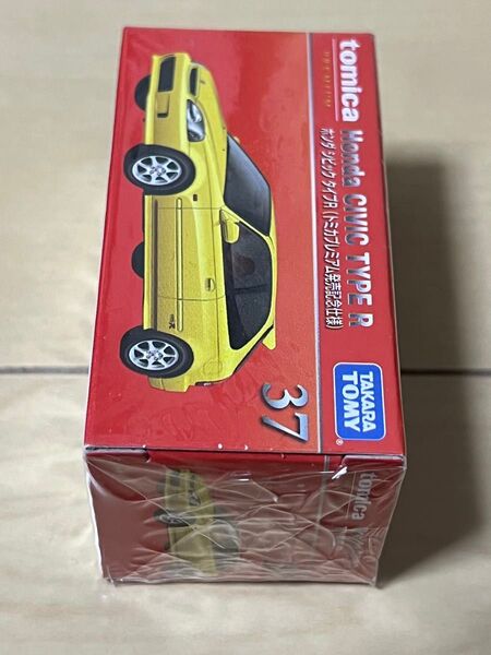 トミカプレミアム 37 ホンダ シビック TYPE R 発売記念仕様) (1/62スケール 162643) EK9 黄色 イエロー