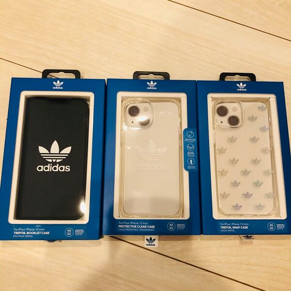 まとめ売り adidas アディダス iPhone13miniクリアケース 耐