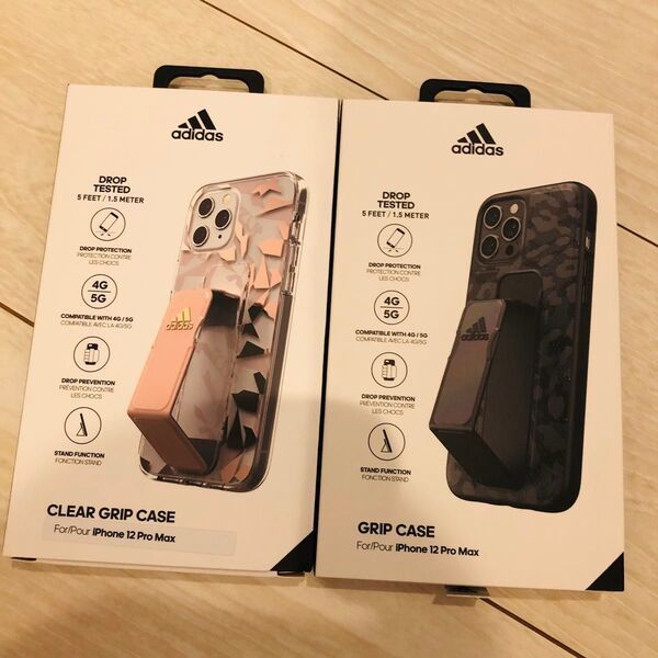 adidas Grip Case iPhone 12 Pro Max 迷彩柄 黒