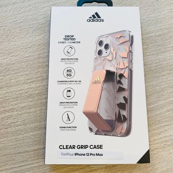 adidas ケースiPhone 12 Pro MAX 早い者勝ち 迷彩 ピンク