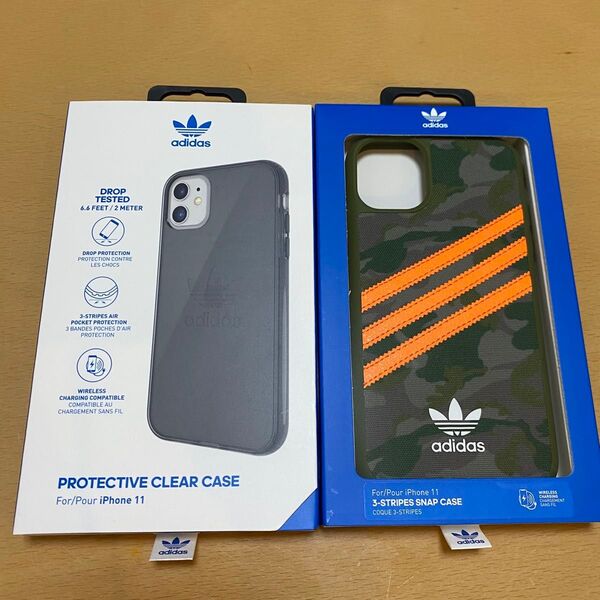 【新品・未開封】adidas スマホケースiPhone11 2個 まとめ売り アイフォン