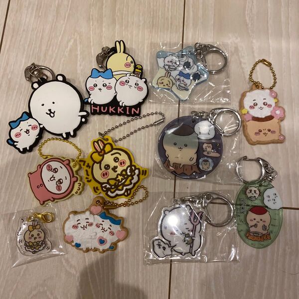 owo様専専用 ちいかわ ぷっくり ラバマスグミ ナガノ お菓子 オマケ アクリルキーホルダー クッキー